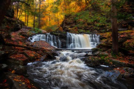 nature waterfall HD Desktop Wallpaper | Background Image