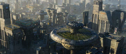 Sci Fi city sci fi city HD Desktop Wallpaper | Background Image