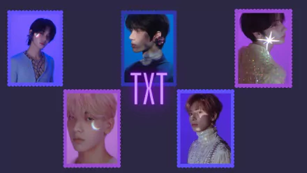  TxT blue/purple wallpaper