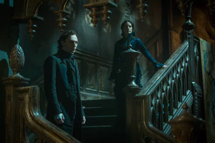 Jessica Chastain Tom Hiddleston movie Crimson Peak HD Desktop Wallpaper | Background Image