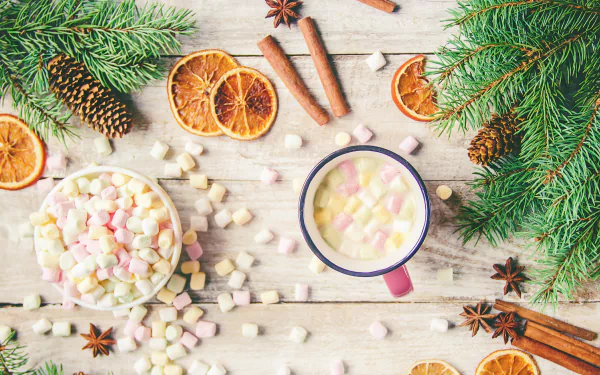food marshmallow HD Desktop Wallpaper | Background Image