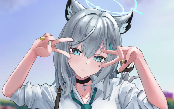  Sunaookami Shiroko by Miya0224ura