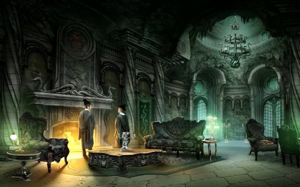 Video Game Hogwarts Legacy Harry Potter Slytherin Hogwarts Castle HD Wallpaper | Background Image