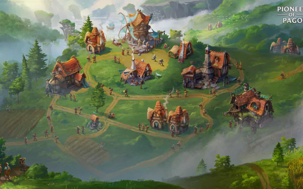 video game Pioneers of Pagonia HD Desktop Wallpaper | Background Image