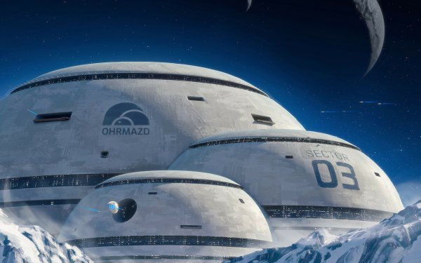 Sci Fi Building HD Wallpaper | Background Image