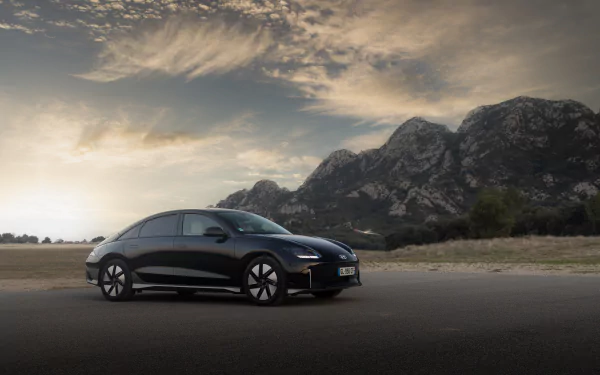 vehicle Hyundai IONIQ 6 HD Desktop Wallpaper | Background Image