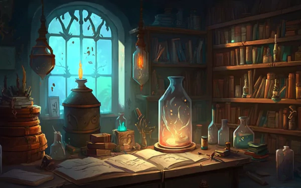  Concept Art: A Magical Classroom 1