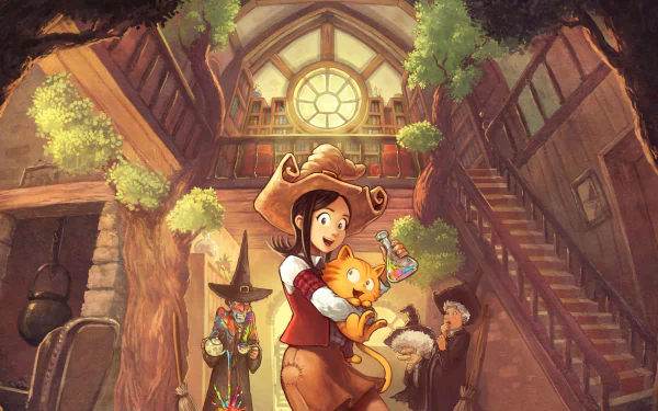 fantasy witch HD Desktop Wallpaper | Background Image