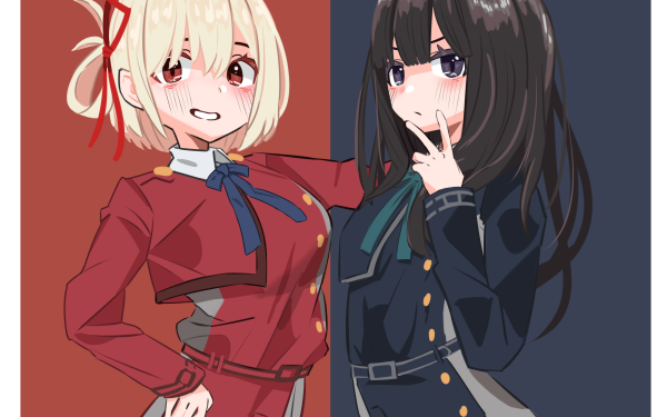 Anime Lycoris Recoil Chisato Nishikigi Takina Inoue HD Wallpaper | Background Image