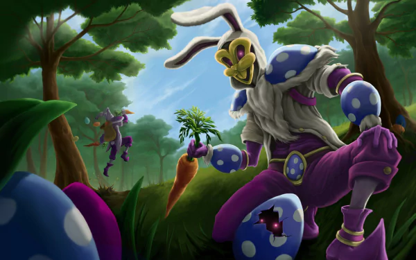  Easterbunny Shaco - League of Legends by Lars Alexander Rocksch