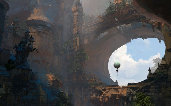 Fantasy City HD Wallpaper | Background Image