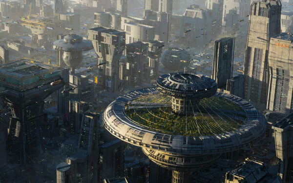 Sci Fi city sci fi city HD Desktop Wallpaper | Background Image