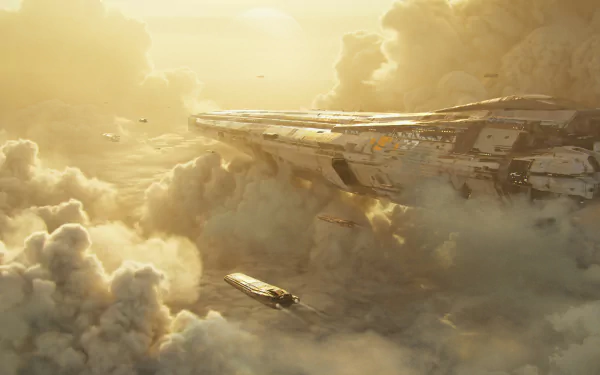 Sci Fi spaceship HD Desktop Wallpaper | Background Image