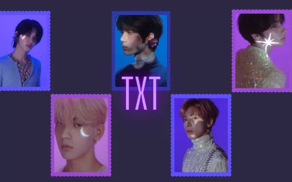  TxT blue/purple wallpaper