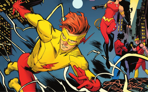 Comics Teen Titans Kid Flash Speedy Wonder Girl Wally West HD Wallpaper | Background Image