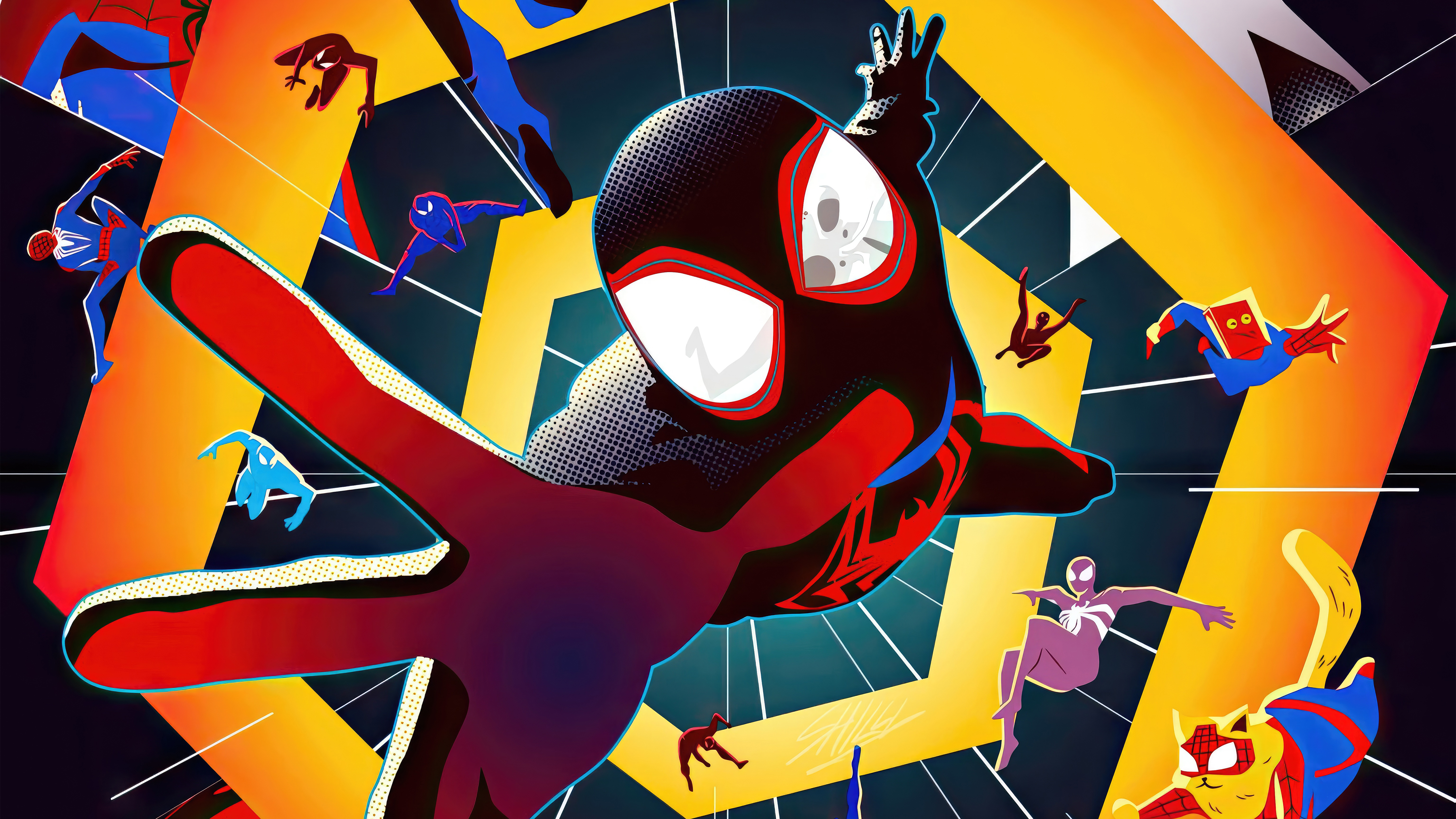 Mile Morales Across The Spider Verse Posters + Wallpapers + Game Art