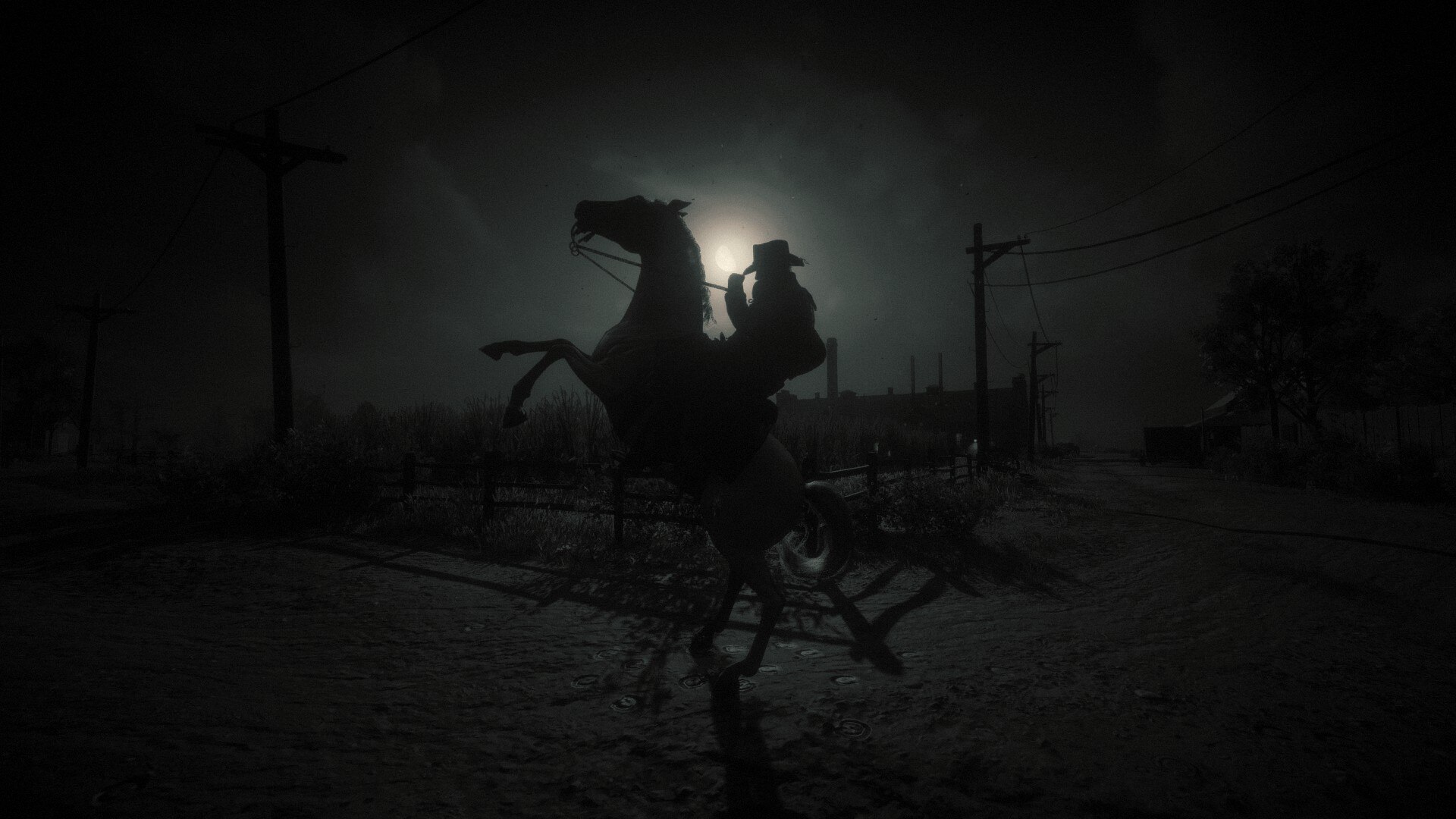 Red Dead Redemption 2 Dark Ultra HD Desktop Background Wallpaper