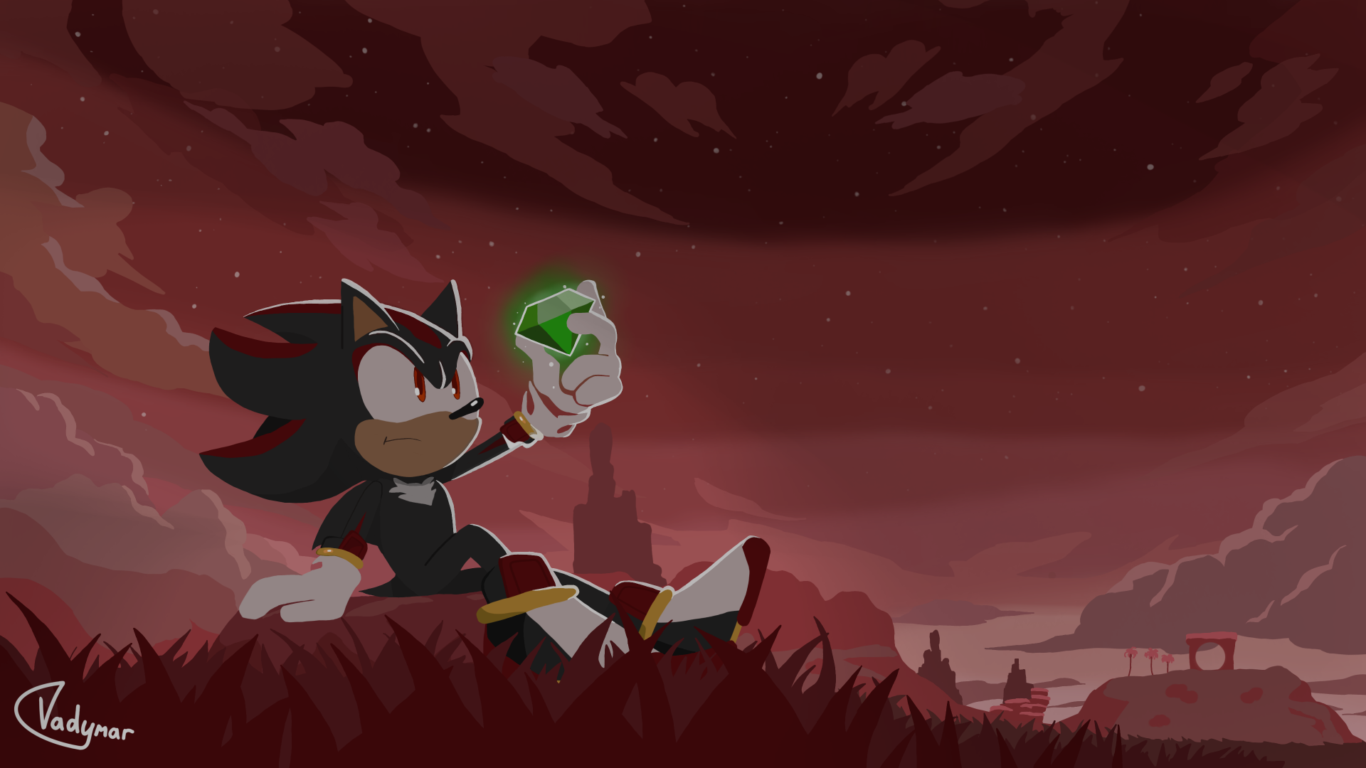 fire shadow the hedgehog