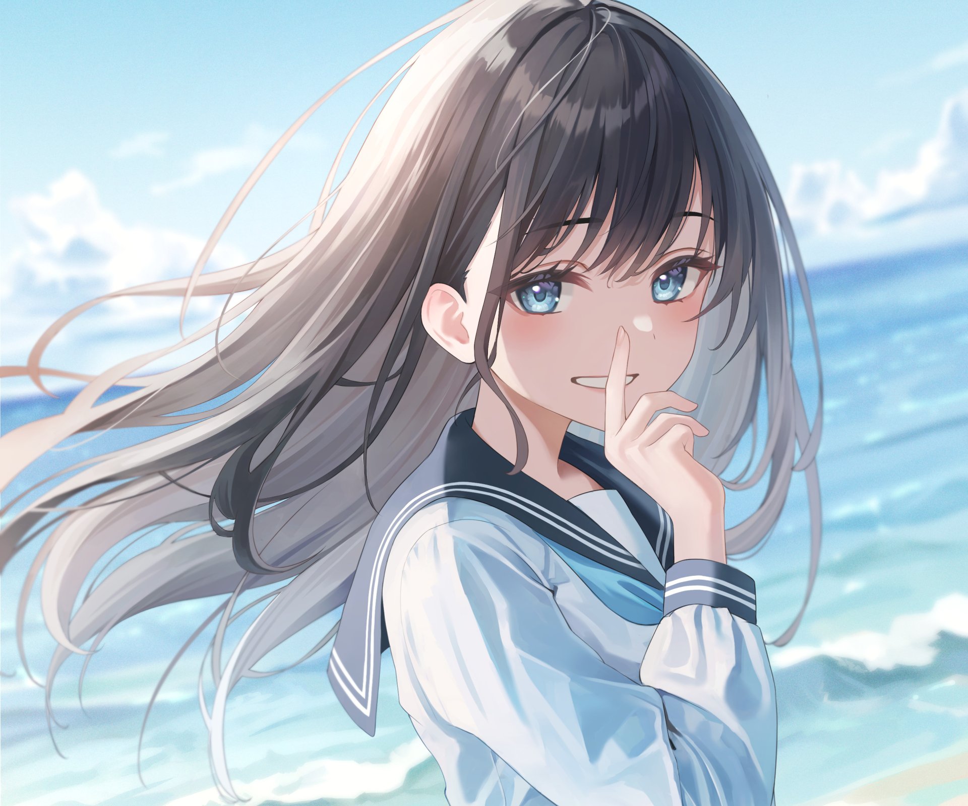 Download Anime Girl Anime Girl HD Wallpaper by fujizarashi