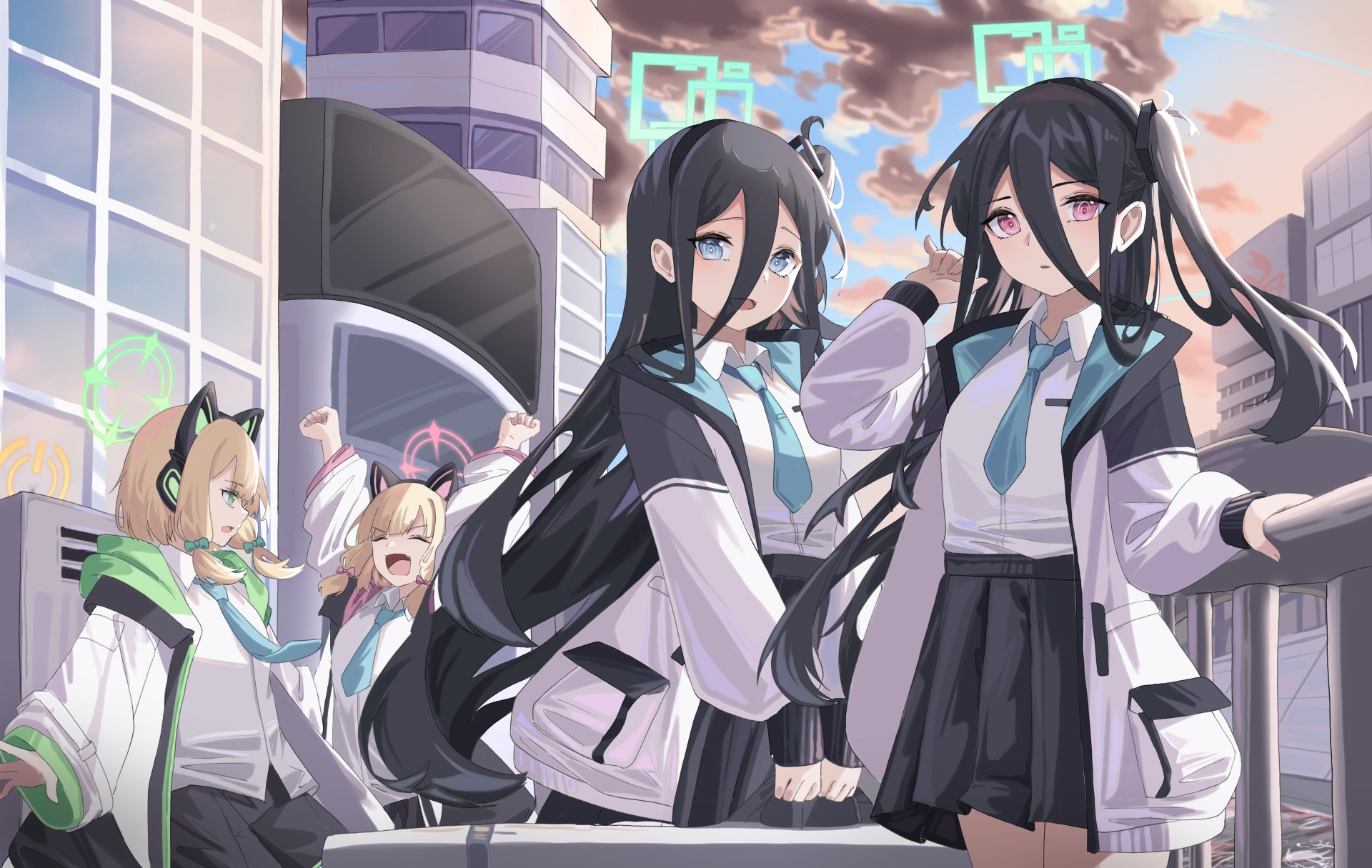 Download Tendou Alice Saiba Momoi Saiba Midori Video Game Blue Archive 8k Ultra HD Wallpaper by Cake Walker