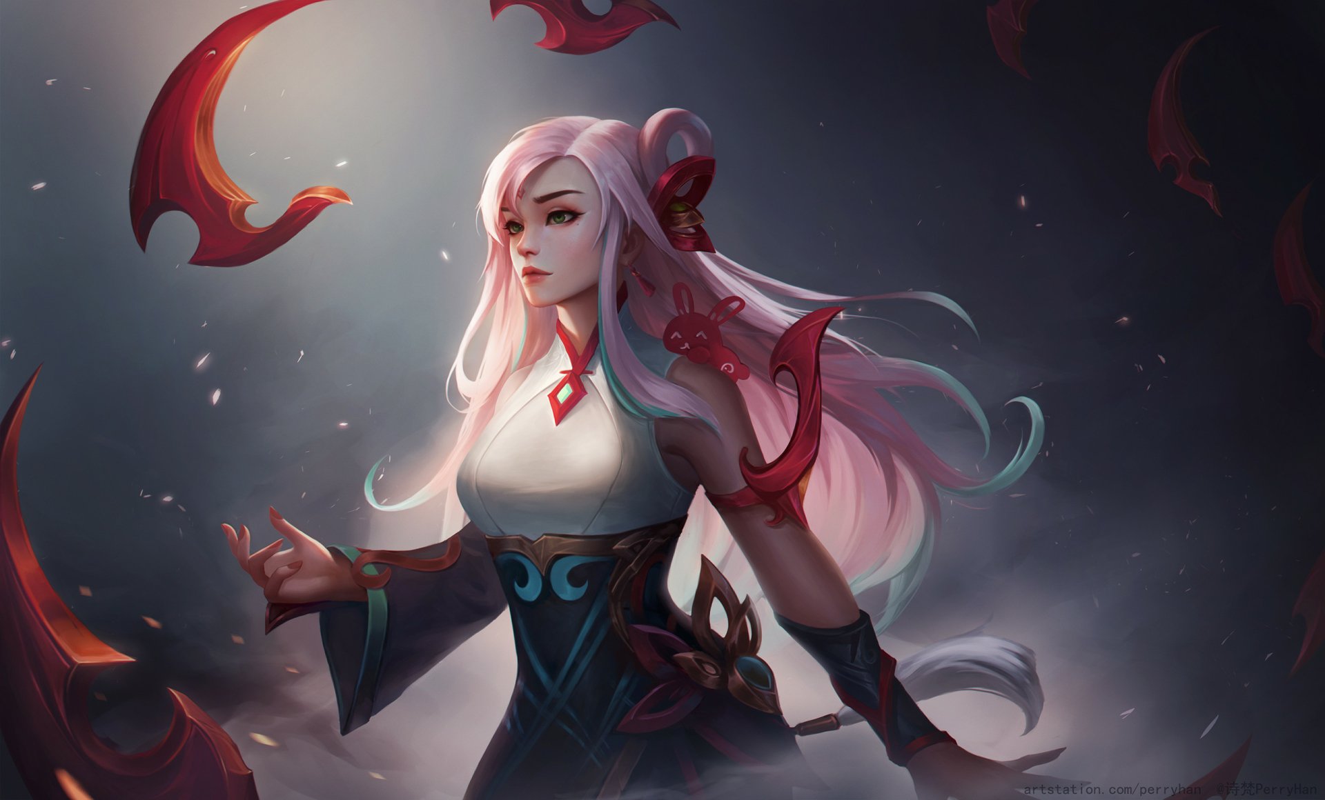 Download Irelia (League Of Legends) Video Game League Of Legends HD Wallpaper by PerryHan Zhang