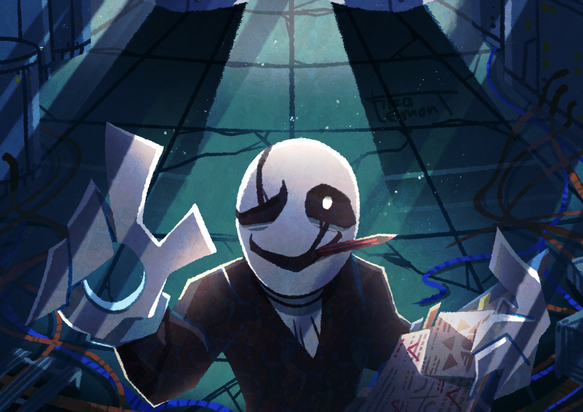 Gaster Undertale Desktop Wallpapers Phone Wallpaper Pfp S