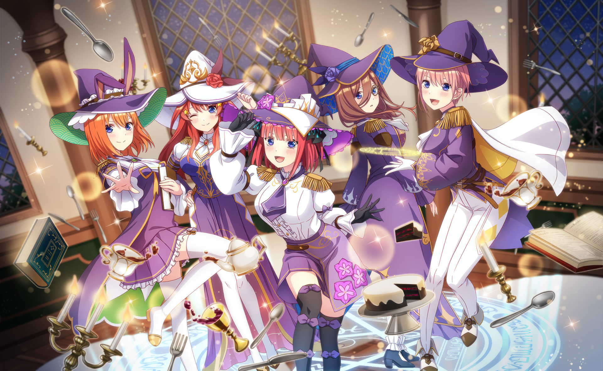 Download Itsuki Nakano Yotsuba Nakano Miku Nakano Nino Nakano Ichika Nakano Anime The Quintessential Quintuplets HD Wallpaper