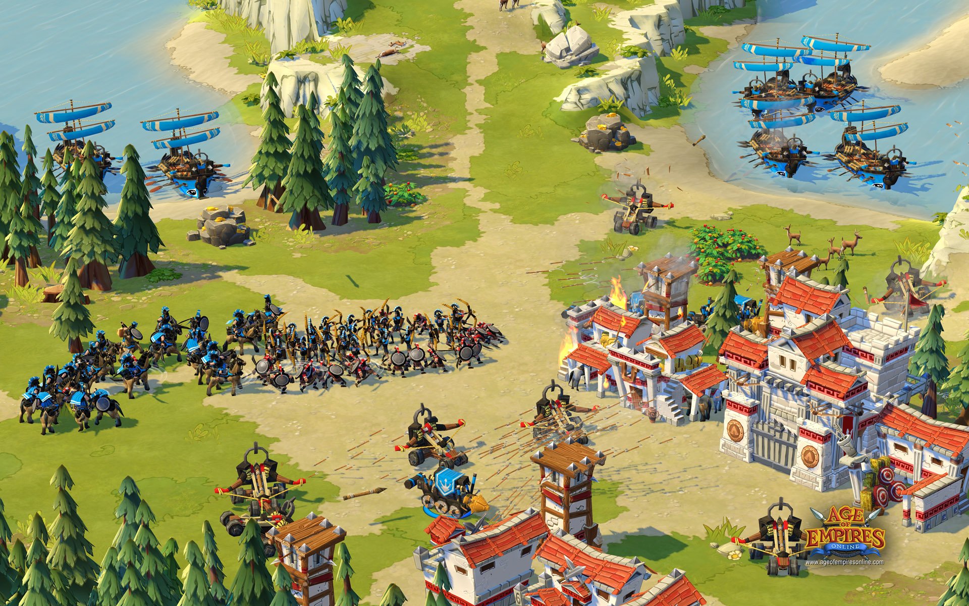 Download Video Game Age Of Empires Online HD Wallpaper