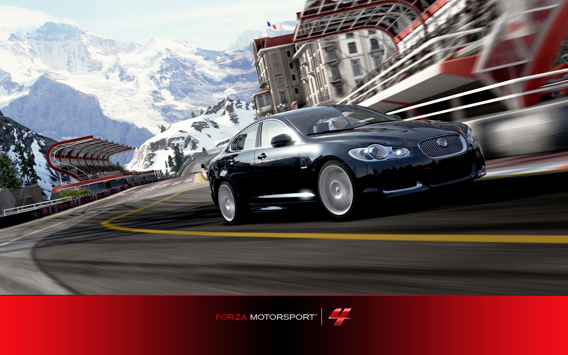 Download Jaguar XF Video Game Forza Motorsport 4 HD Wallpaper