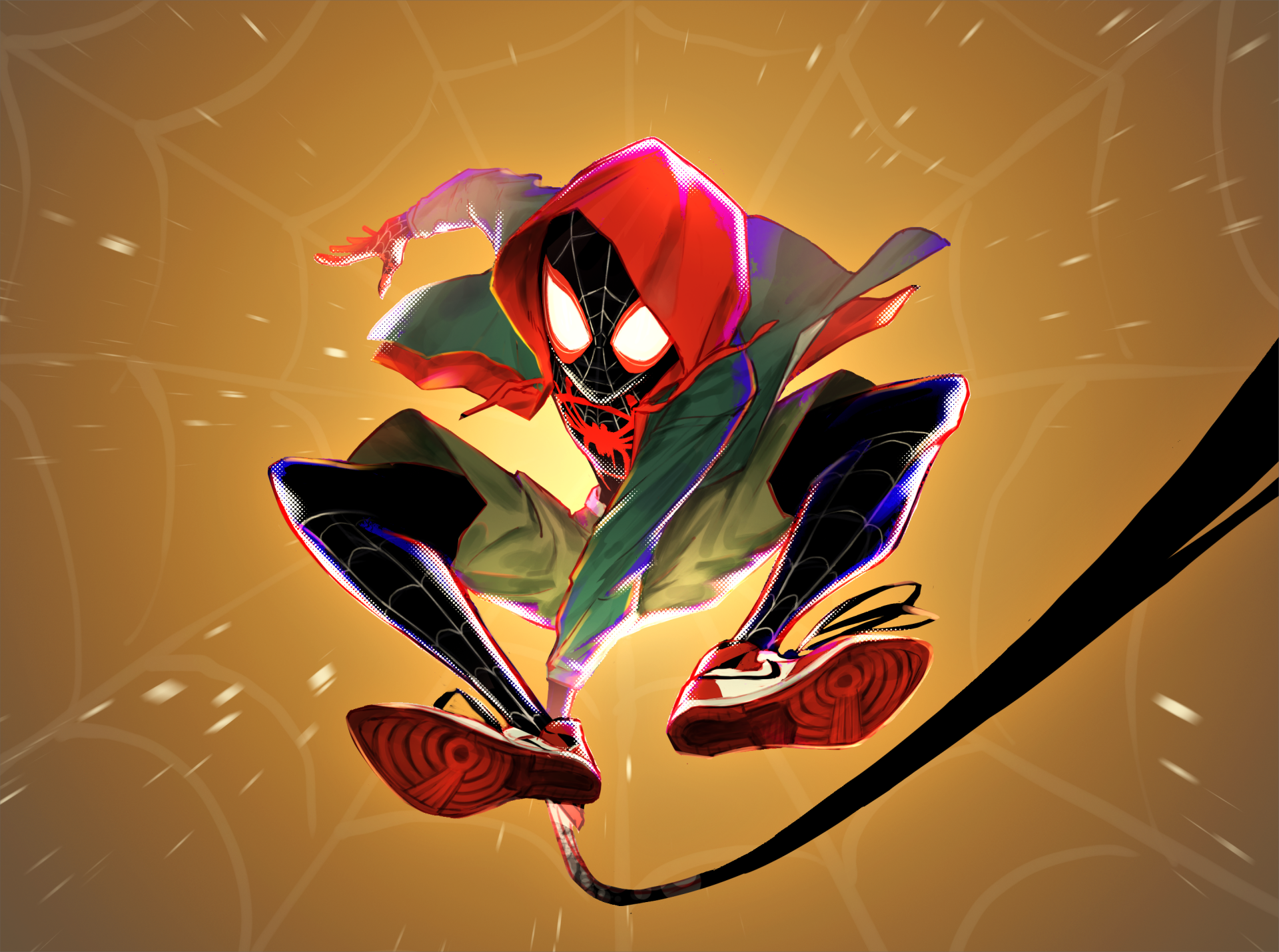 Download Miles Morales Movie Spider-Man: Into The Spider-Verse HD Wallpaper by こきりん