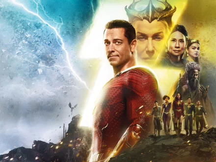 movie Shazam! Fury of the Gods HD Desktop Wallpaper | Background Image