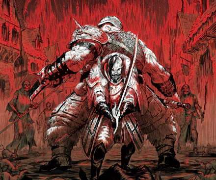 dark warrior HD Desktop Wallpaper | Background Image