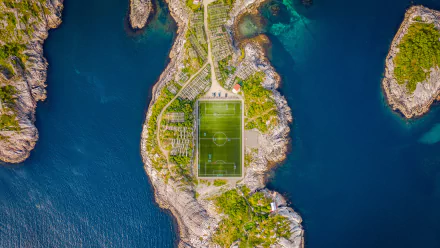  Henningsvær Stadion, Lofoten Islands, Norway