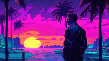 artistic vaporwave HD Desktop Wallpaper | Background Image
