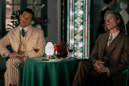 Lestat de Lioncourt Sam Reid Jacob Anderson Louis de Pointe du Lac TV Show Interview with the Vampire HD Desktop Wallpaper | Background Image