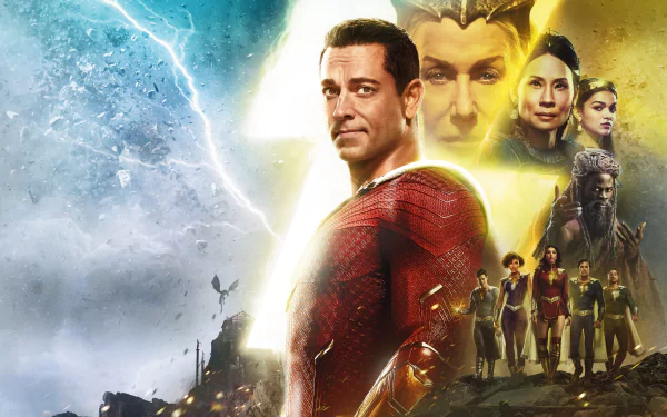 movie Shazam! Fury of the Gods HD Desktop Wallpaper | Background Image