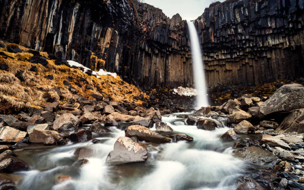 nature Svartifoss HD Desktop Wallpaper | Background Image