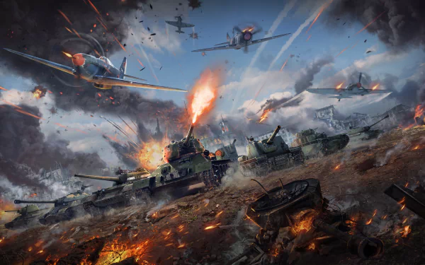 A high-definition gaming wallpaper featuring War Thunder that's perfect for your desktop background.