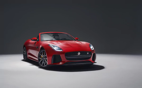 vehicle Jaguar F-Type SVR Convertible HD Desktop Wallpaper | Background Image
