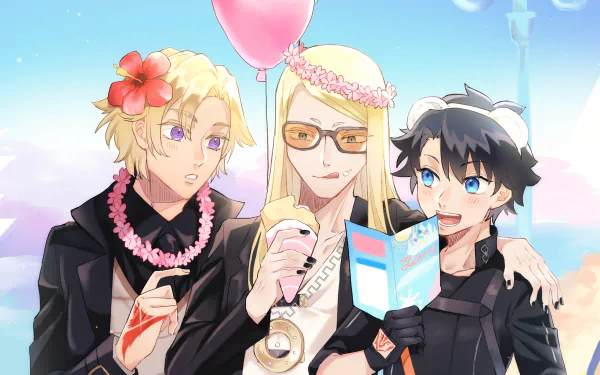 Tezcatlipoca Fujimaru Ritsuka Daybit Sem Void Anime Fate/Grand Order HD Desktop Wallpaper | Background Image