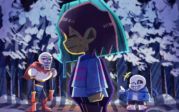 Papyrus (Undertale) Sans (Undertale) Frisk (Undertale) video game Undertale HD Desktop Wallpaper | Background Image