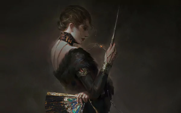 fantasy sorceress HD Desktop Wallpaper | Background Image