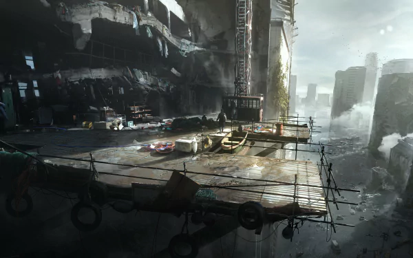 Sci Fi post apocalyptic HD Desktop Wallpaper | Background Image