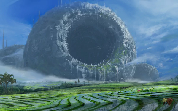 Sci Fi Structure HD Desktop Wallpaper | Background Image