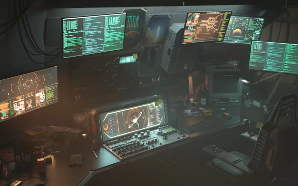 Sci Fi spaceship HD Desktop Wallpaper | Background Image