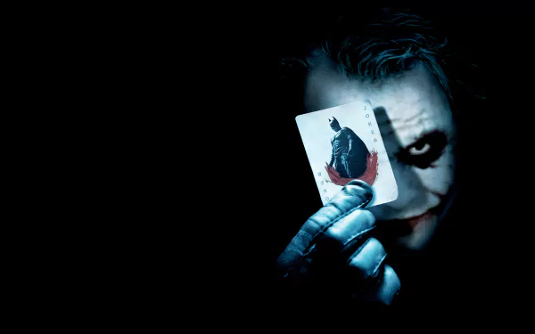 Titled The Dark Knight, a high-definition desktop wallpaper displaying a captivating scene from the movie.
