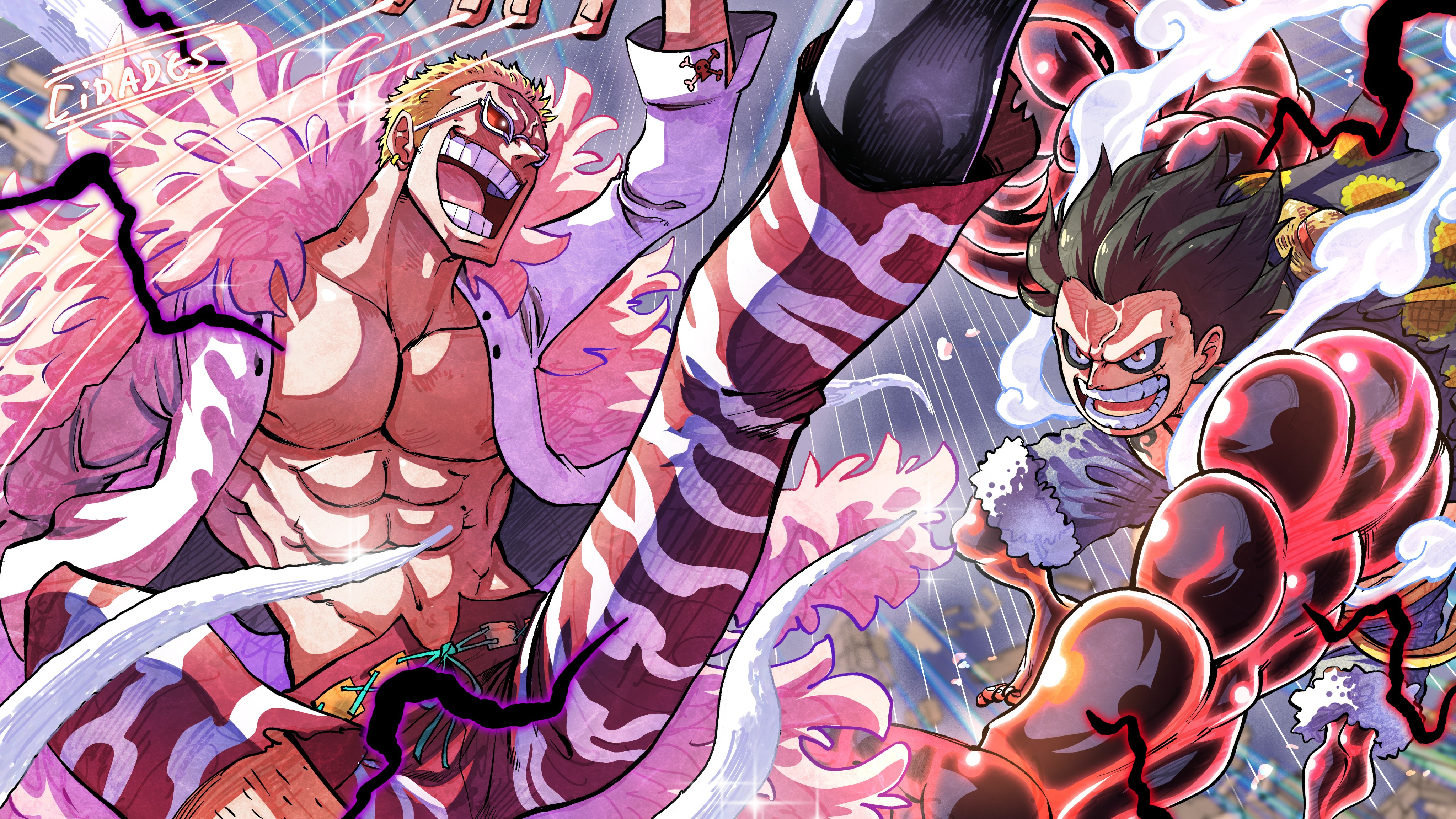 One Piece｜Neon Doflamingo-Artwork by @Eric Van