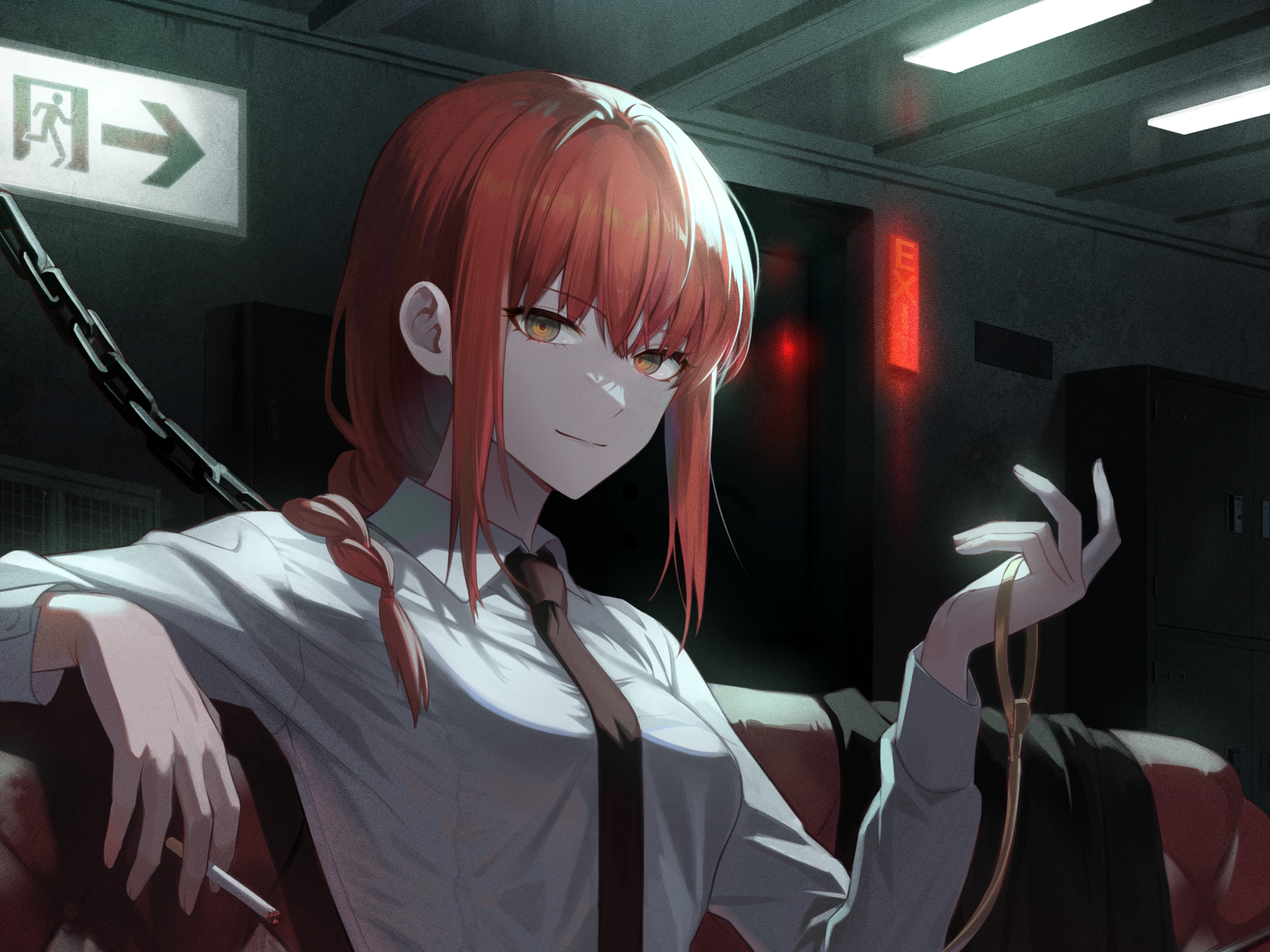 Download Makima (Chainsaw Man) Anime Chainsaw Man HD Wallpaper by Ma-nana