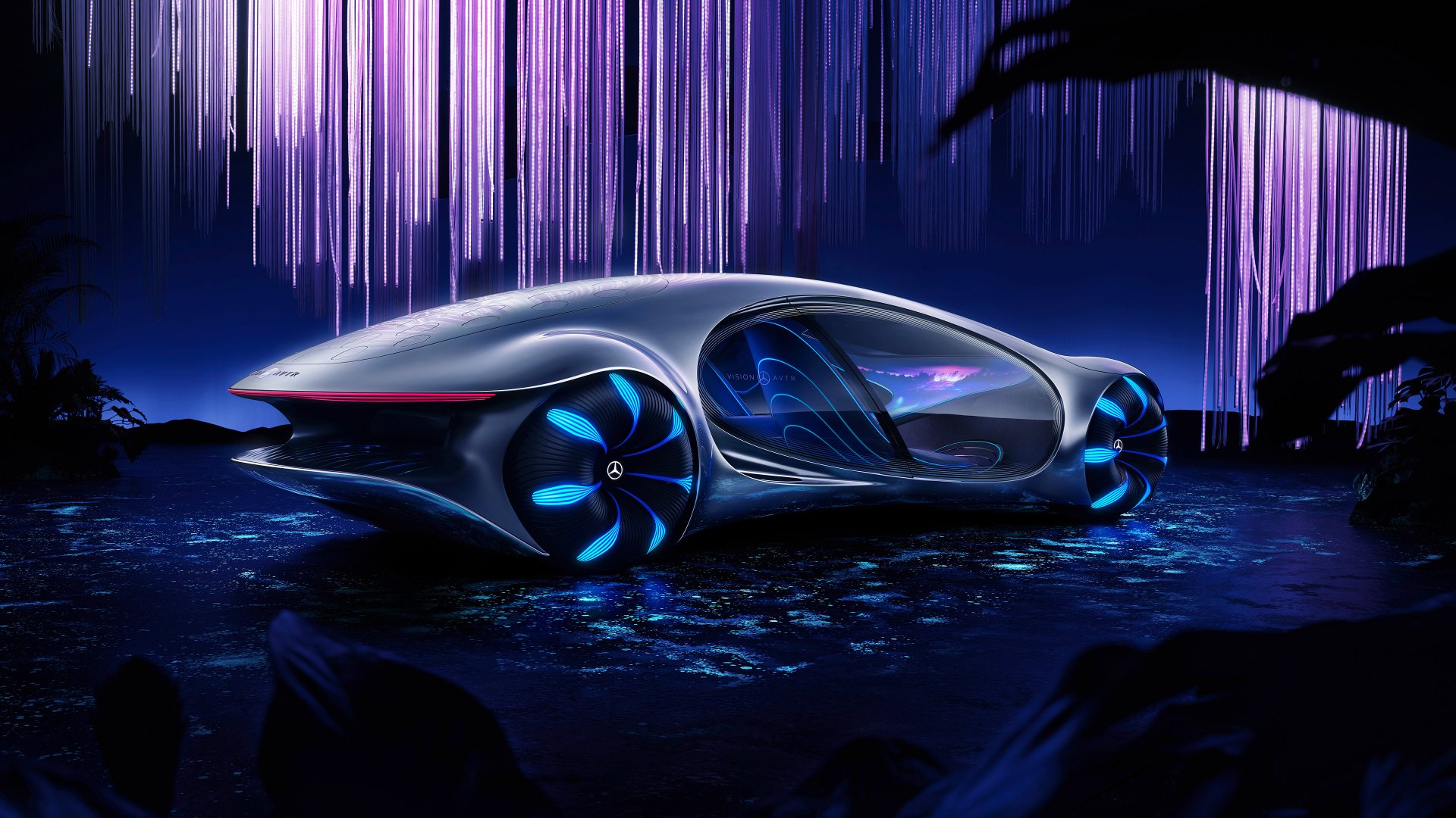 Download Vehicle Mercedes-Benz Vision AVTR 4k Ultra HD Wallpaper