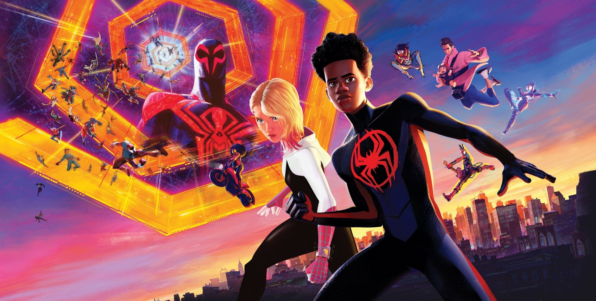 Download Movie Spider-Man: Across The Spider-Verse 8k Ultra HD Wallpaper
